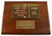 Plank owner plaque